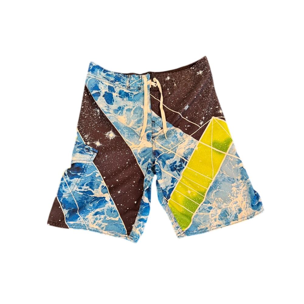 Joe Boxer Boys Outer Space Swim Shorts Large